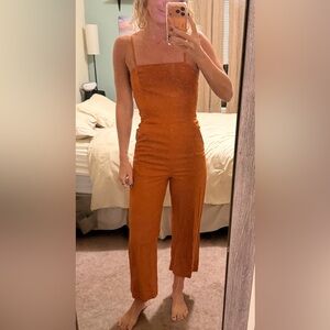 Forever 21 Rust Jumpsuit